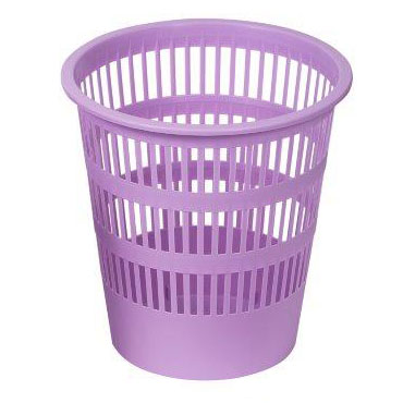 Papelera de rejilla violeta pastel Faibo 307-36