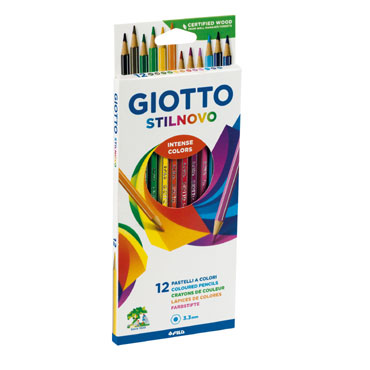 12 lápices de color Stilnovo Giotto F256600