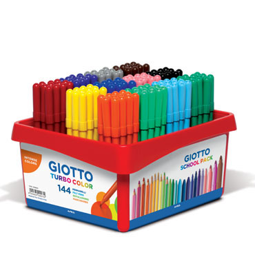 144 rotuladores Turbo Color Giotto F523800