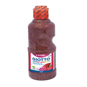 Botella de 250 ml. témpera Glitter bronce Giotto 531207