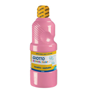 Botella de 500 ml. témpera líquida rosa Giotto F535306