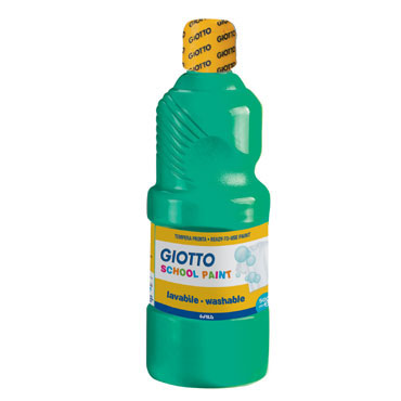 Botella de 500 ml. témpera líquida verde oscuro Giotto F535312