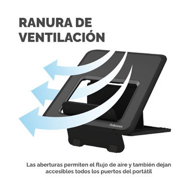 Elevador para Portátil Breyta Fellowes Negro 100016558