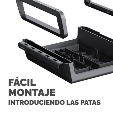 Elevador para Monitor Breyta Fellowes Negro 100016560