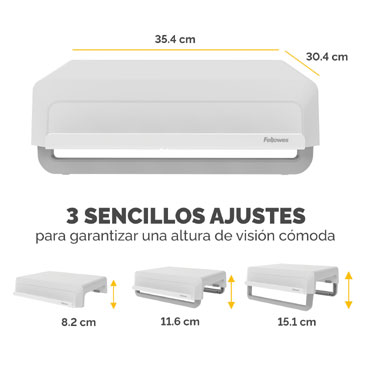 Elevador para Monitor Breyta Fellowes Blanco 100016561