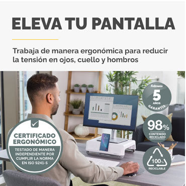 Elevador para Monitor Breyta Fellowes Blanco 100016561