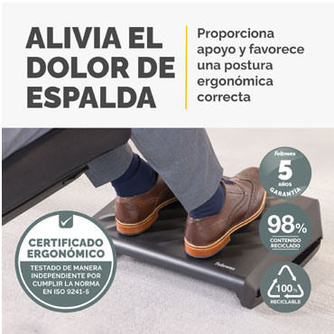 Reposapiés reciclable Breyta Negro 100016562