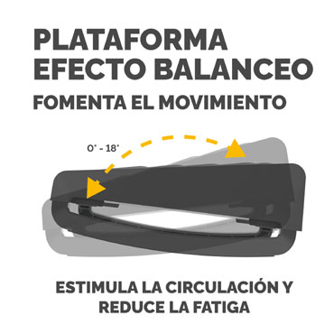 Reposapiés reciclable Breyta Negro 100016562