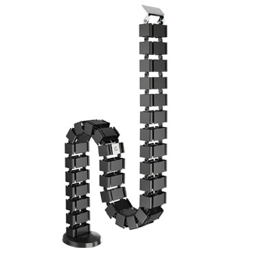 Organizador cables esqueleto negro Fellowes 100136871