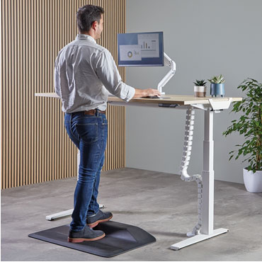 Organizador cables esqueleto blanco Fellowes 100136872