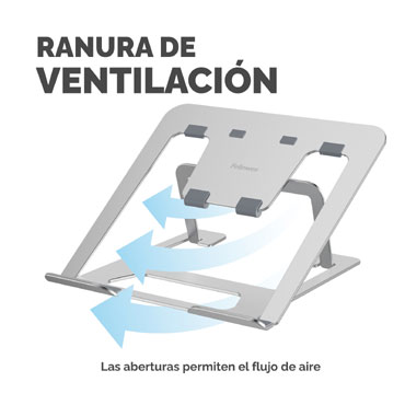 Elevador para portátil Alumia Fellowes Plata 100138867