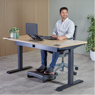 Soporte portatil Fellowes Alumia negro 100138868