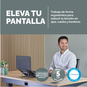 Elevador para portátil Alumia Fellowes Negro 100138868