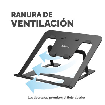 Elevador para portátil Alumia Fellowes Negro 100138868