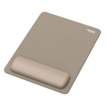 Alfombrilla con reposamuñecas Breyta XL marrón 100142564