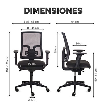 Siila oficina Fellowes Eleganza negra Fellowes 100146196