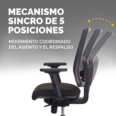 Siila oficina Fellowes Eleganza negra Fellowes 100146196