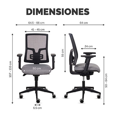 Siila oficina Fellowes Eleganza gris Fellowes 100146197