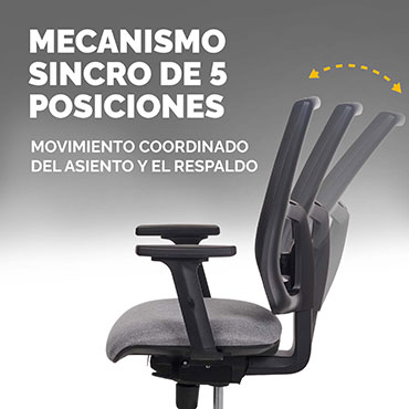 Siila oficina Fellowes Eleganza gris Fellowes 100146197