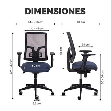 Siila oficina Fellowes Eleganza azul Fellowes 100146198