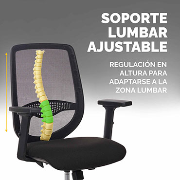 Siila oficina Fellowes Fluenza negra Fellowes 100146202