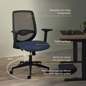 Siila oficina Fellowes Fluenza azul Fellowes 100146204