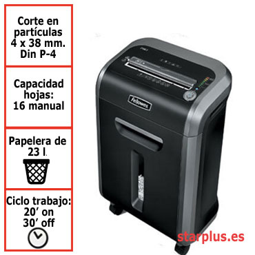 Destructora Fellowes 79Ci para uso profesional