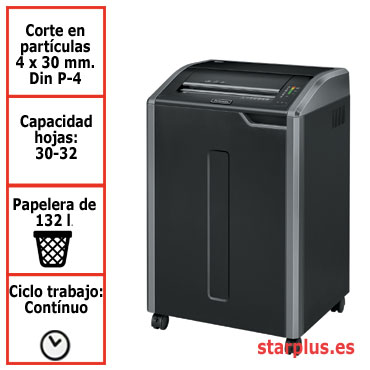 Destructora Fellowes 485Ci para uso departamental