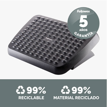 Reposapiés Ajustable Ergonómico Fellowes Negro 48121-70