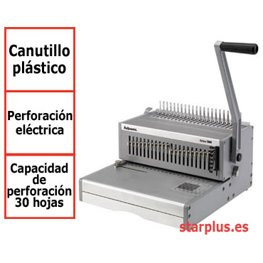 Encuadernadora eléctrica Fellowes Orion E para canutillo de plástico