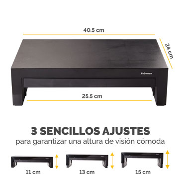 Elevador para monitor Fellowes Designer Suites 8038101