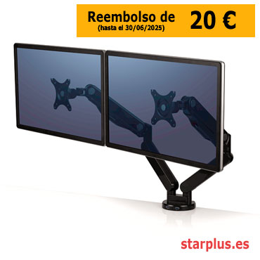 Plataforma 2 monitores horizontales  Platinum Series Fellowes 8042501