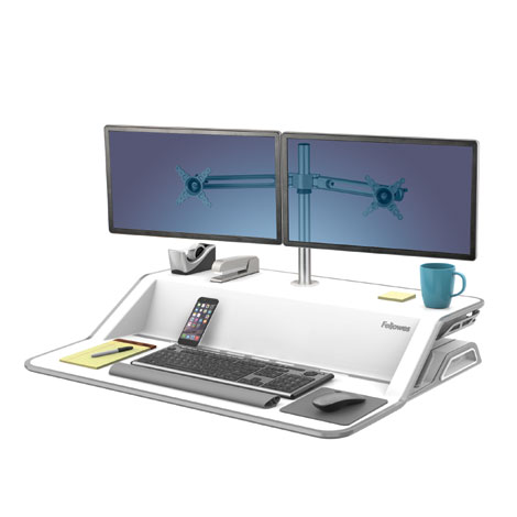 Brazo 2 monitores Sit Stand Lotus Fellowes 8042901