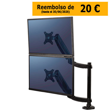 Soporte 2 monitores verticales Platinum Series Fellowes 8043401