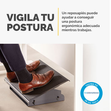 Reposapiés Metálico Professional Series Fellowes negro  8064101