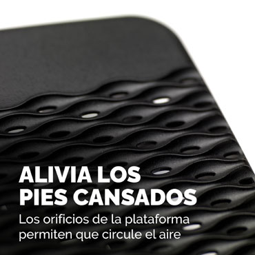 Reposapiés ergonómico Fellowes Refresh negro &8066001