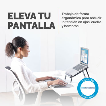 Elevador para Portátil Spire Series Fellowes Negro 8212001