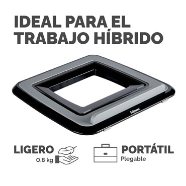 Elevador para Portátil Spire Series Fellowes Negro 8212001