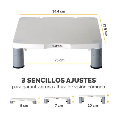Elevador para Monitor Fellowes  Gris