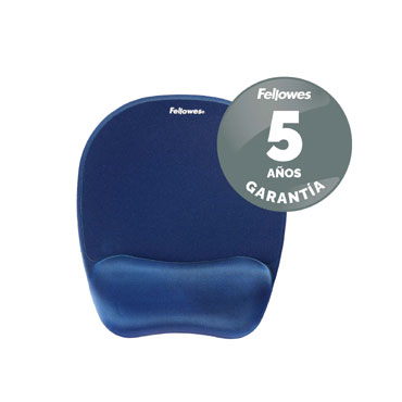 Alfombrilla para Ratón con Reposamuñecas Memory Foam Fellowes Azul &9172801