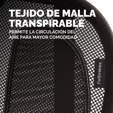 Respaldo Lumbar Mesh Office Suites  Fellowes Negro 9191301