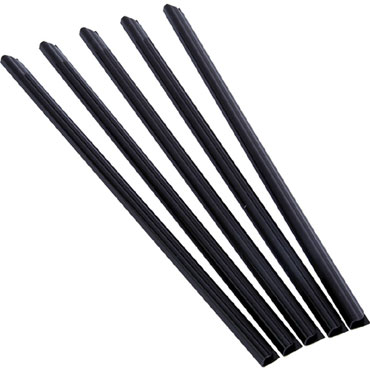 Pack de 50 lomeras Negras 6 mm