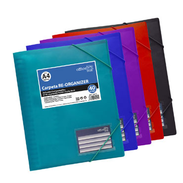 Reorganizer 40 fundas Din A-4 colores Office Box 15415