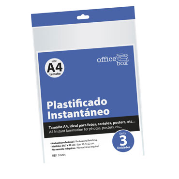 3 fundas plastificación Din A-4 Office Box 32204