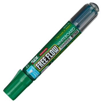 Rotulador para pizarra Free Flow verde Office Box S510G