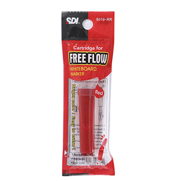 Recambio rotulador para pizarra Free Flow rojo Office Box S510RR