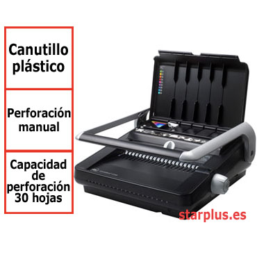 Encuadernadora GBC CombBind C340 para canutillo de plástico