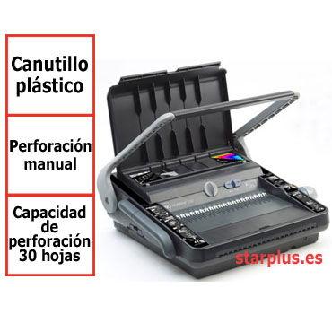 Encuadernadora GBC MultiBind 230 para canutillo plástico y wire-o