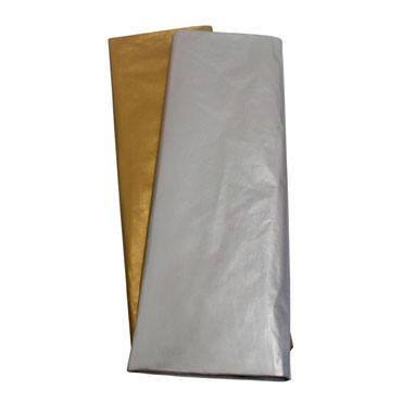 Pack 10 hojas papel seda metalizado oro 50x75 cm Fixo 68015565