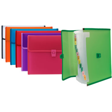 Clasificador fuelle PP Folio rojo Grafoplás 02961251